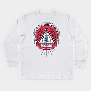 Illuminati confirmed Kids Long Sleeve T-Shirt